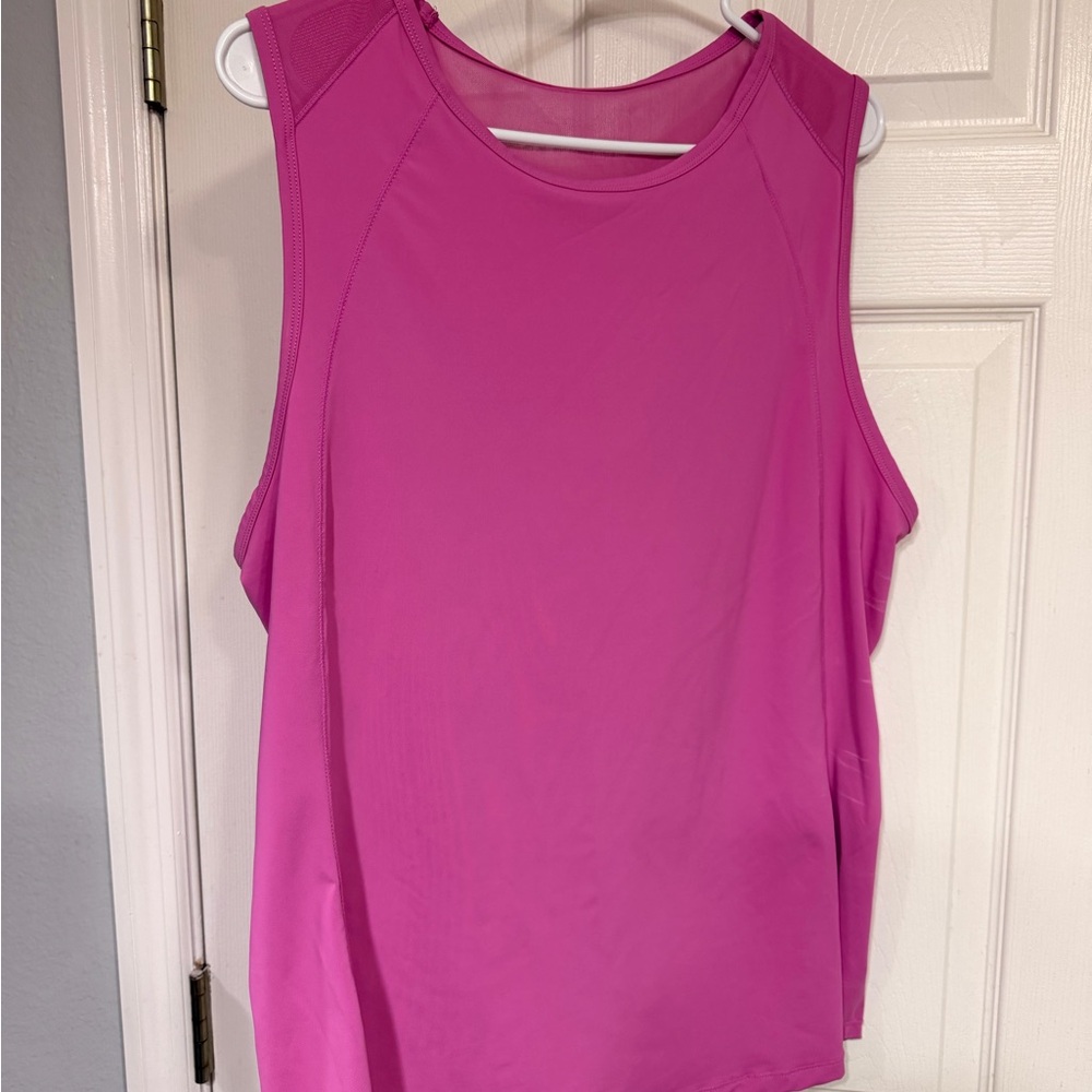 Chic Pink Ranch Dress’n Tank Top
